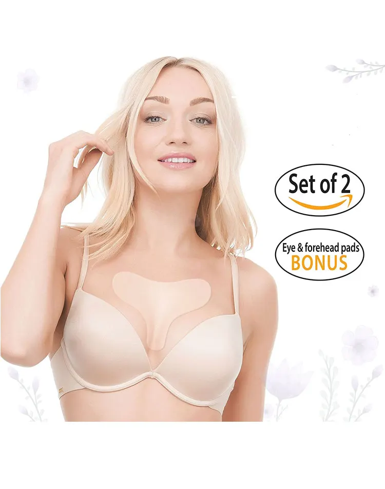 Beauty And Healthy Silicone Chest Skin Care Pad For Anti Aging Wrinkle