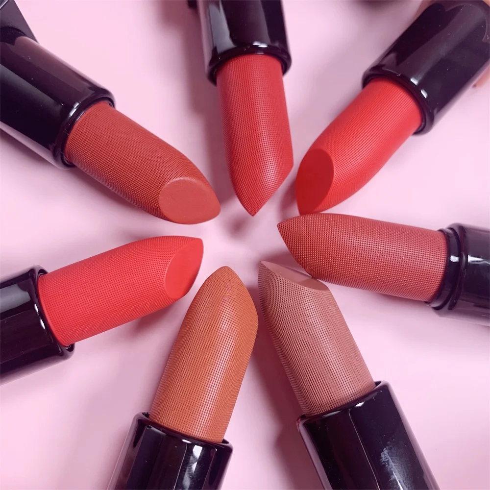 

Free Shipping Non Branded Lipsticks Manufacturing Maker Venders for Girls Kiss Proof Permanent Pigments Red Mattee Lipstick