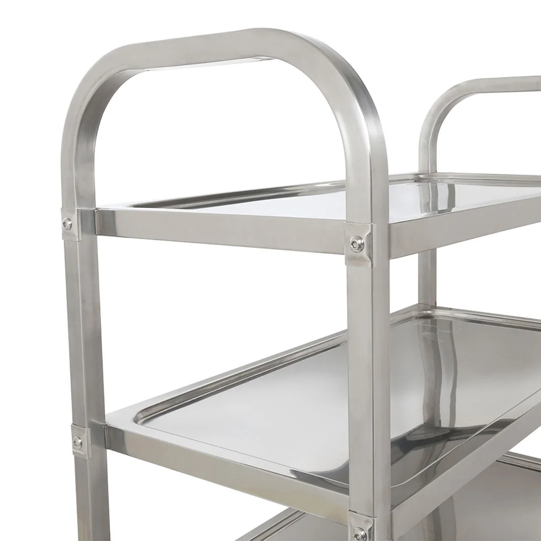 drm 不锈钢餐饮 3 层厨房推车推车带轮子的服务车