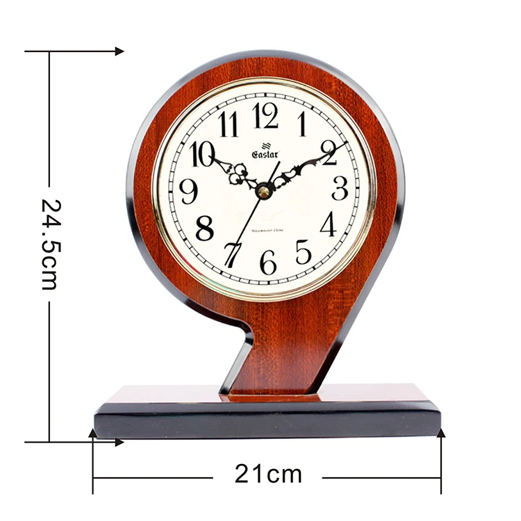 
Personality creative number 9 classic antique wooden clock 