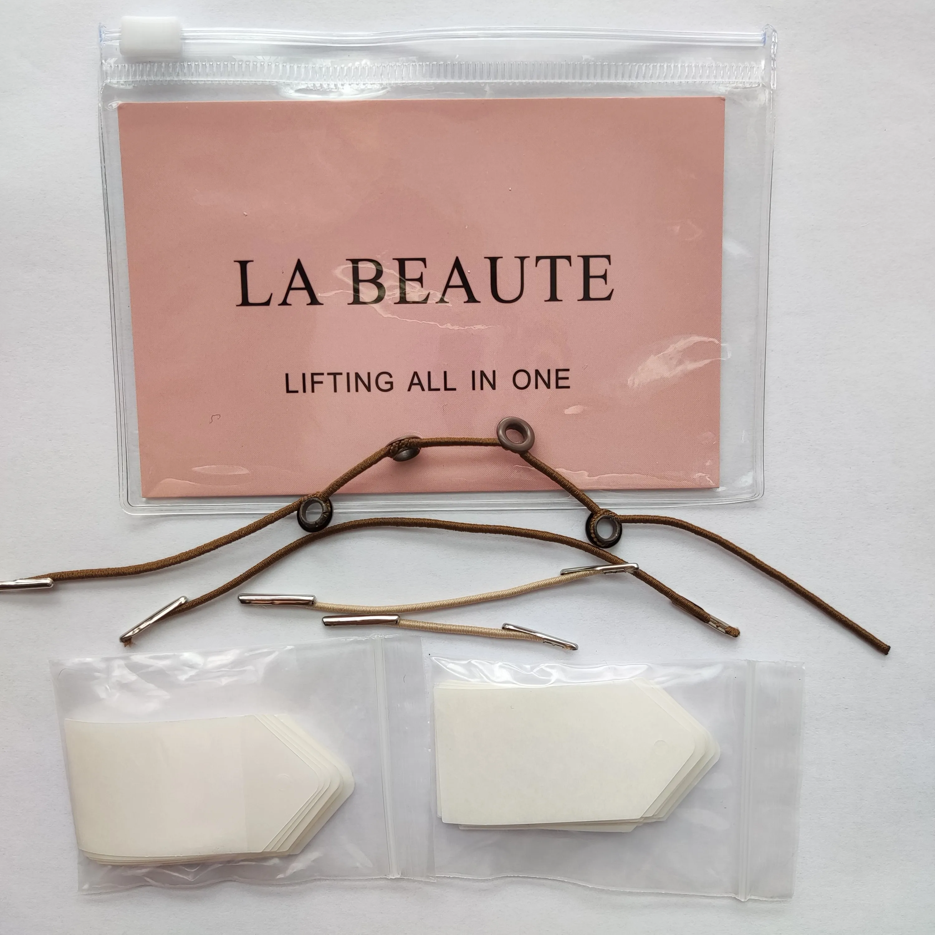 

wrinkle patches for face double face sided tape adhesive tape 2 face super stick, Brown/beige/black