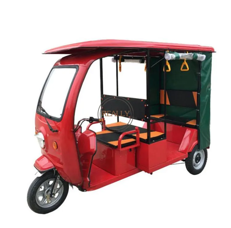 

Electric Motorized Tricycles for Adults Three Wheel Bicycle with Open Body Mini Tuk Tuk for Elderly, Customized