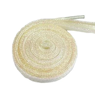 

Colorful pearl shoelaces gold silk silver onion color shoelaces