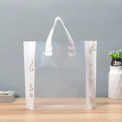

Promotional  Printed Handle Pe Shopping Bag For Packaging, Various color