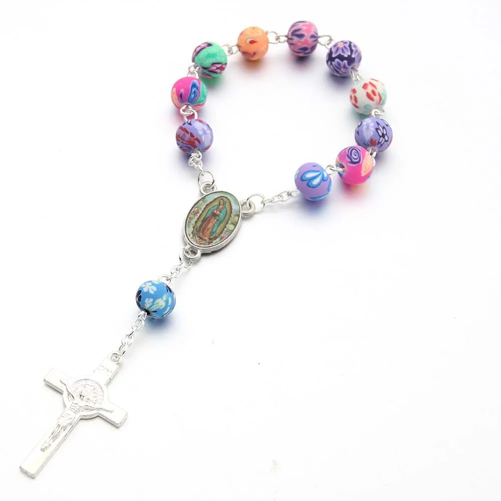 

Wholesale Cross Bracelet Catholic Rosaries Cheap Religious Catholic Rosary For Children Jewelry Gift, Picture