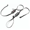 Epoxy Custom Name Logo Garment Accessories Plastic Seal Hang Tag String Fastener with Satin Ribbon