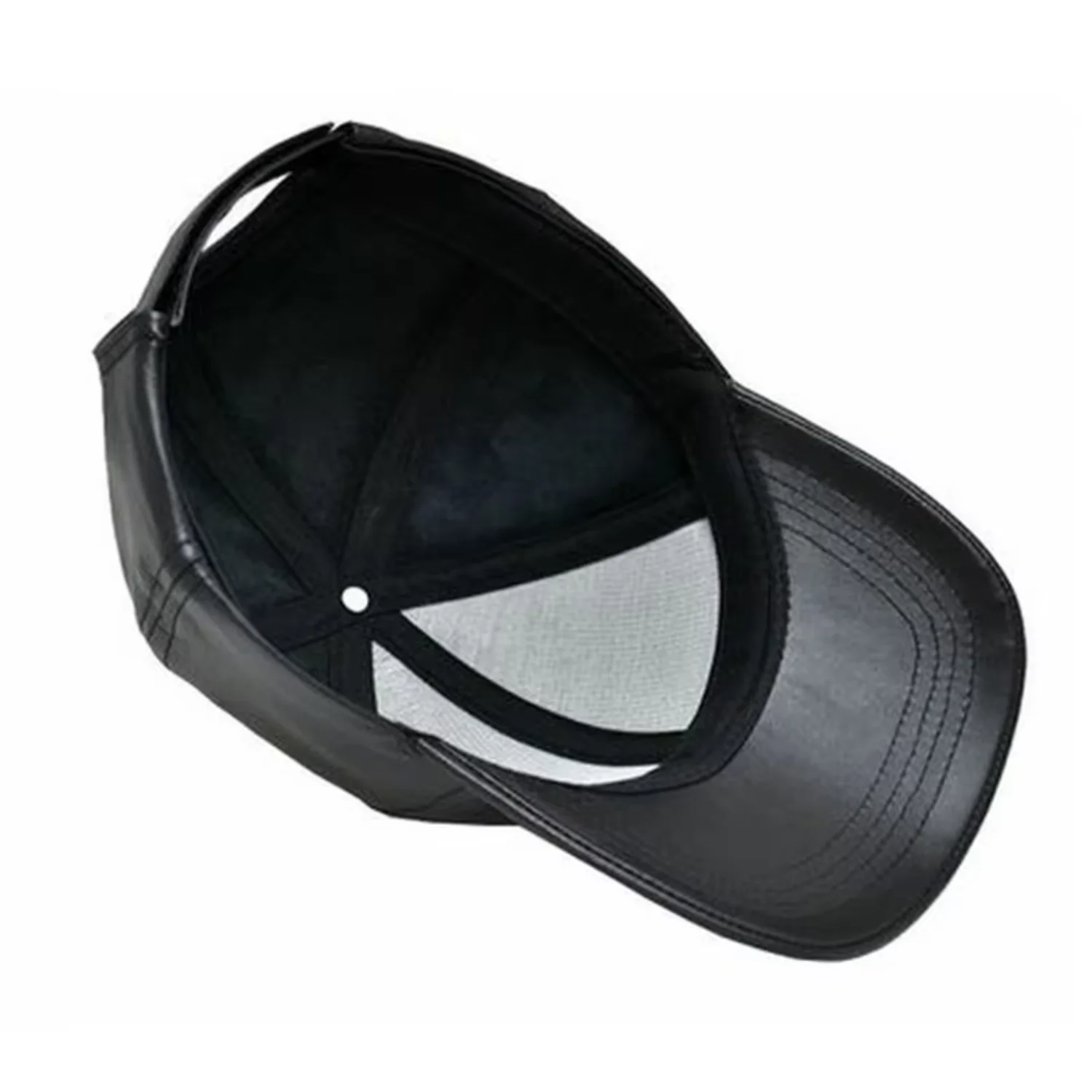 Custom 6 Panel Caps PU Leather Baseball Cap Personalized Logo Fabric Craft Adjustable Unisex Hats for Outdoor Golf Streetwear