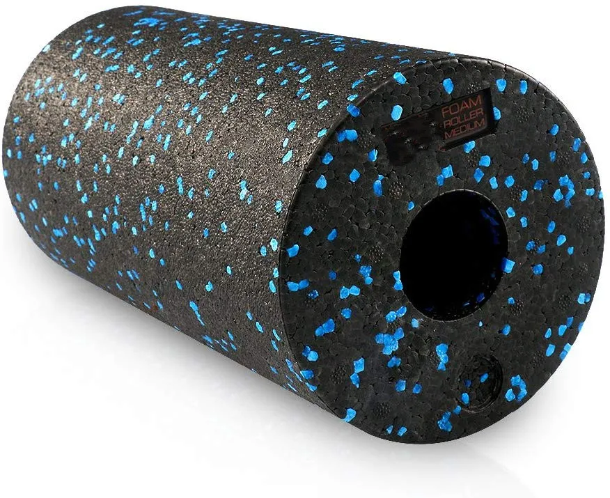 

High Density Round Foam Roller 6''x12'' Black and Speckled Colors, Customized color