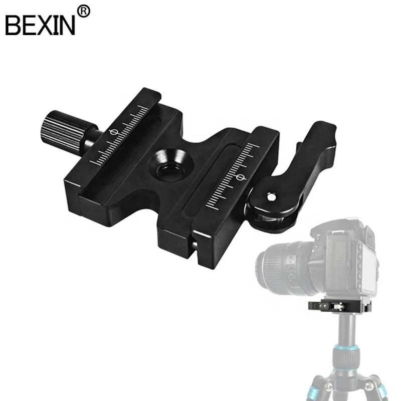 

Double lock camera tripod quick release clamp camera clamp aluminum tripod adapter quick mount accessories for SLR dslr camera