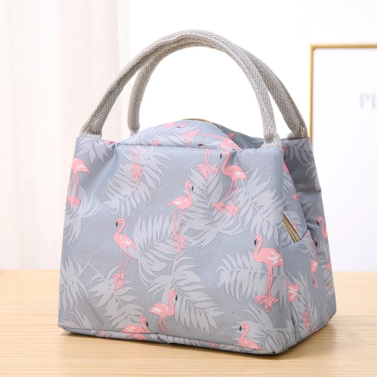 

New Style High Quality Cheap Eco-friendly Insulated Aluminum Foil Food Hand Bag Lunch Bag Box Office Luncheon Bag For Women, Color