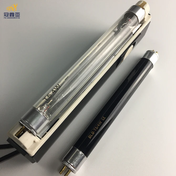 UV black light 365nm T5 fluorescent lamp and fixtures for money detector