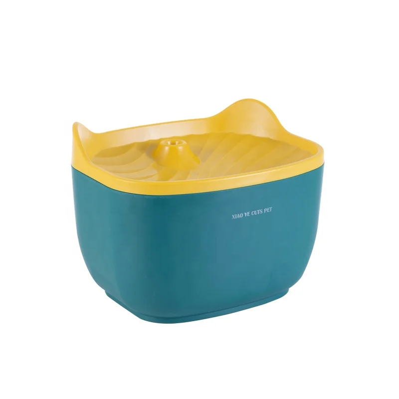 

2021 new dry-burn resistant plastic mini cat and dog water dispenser, Green/purpule