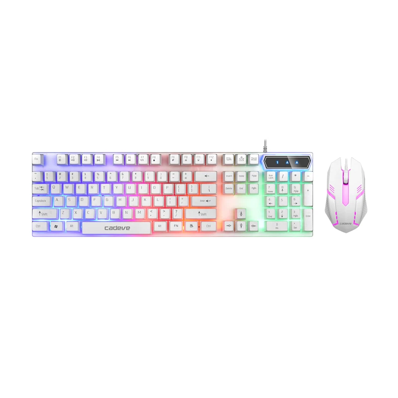 

9122 USB 2.0 Backlit LED Professional 104 Keys Keyboard Mouse Combos Home Notebook Desktop Computer Latest Gaming Keyboards