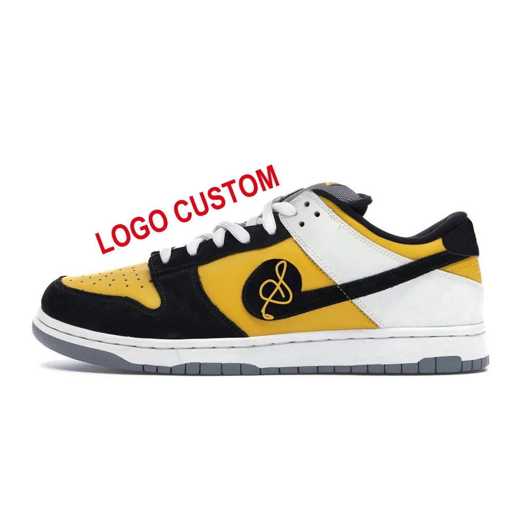 

Custom Manufacturer High Quality Genuine Leather Dunks Sneaker Customized Low SB High for Men Basketball Shoes, All color available