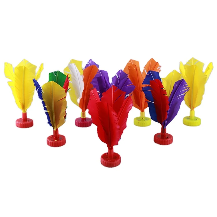 

Colorful Goose Feather Kick Shuttlecock Practical Durable Multi-functional Portable Exercise Kick Smart Jianzi