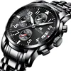 Black digital sports watches custom watch packaging box manufacturer made dials