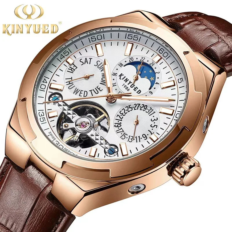 

Mens Fashion Mechanical Watches Business Automatic Wristwatch Stainless Steel Luminous Designer Clock Reojes De Hombre New 2023