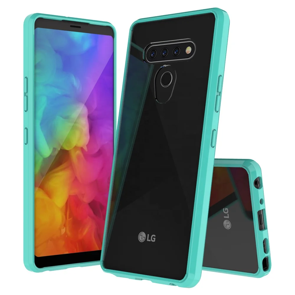 

Cheap TPU Acrylic cell Phone Case for lg k51/k31, Transparent Clear Case for lg stylo 6, Blue/green/balck/red
