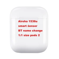 

1536 Airoha chip earphone i500 tws black wireless earbuds with smart sensor