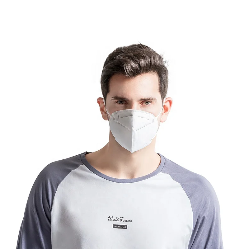 

KN95 Cubrebocas Factory Directly Supply Disposable Face Masks Half Face Mask Foldable Mascarillas GB2626 KN95, White