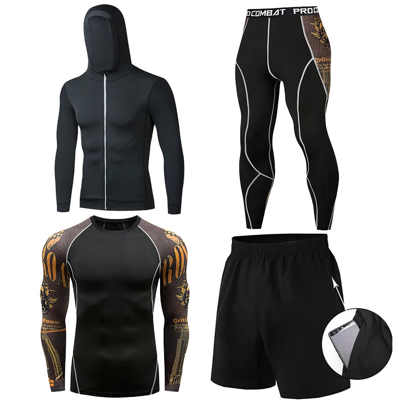 

Wholesale Athletic Sweat Sportwear suits Men Bodybuilding Gym Fitness Suits Running Set Men Tracksuits