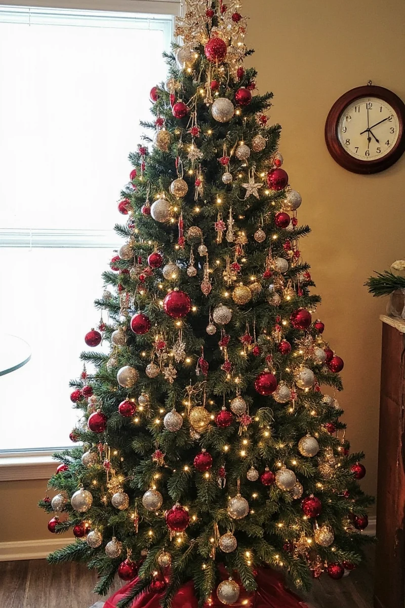 DIY jewelry Christmas tree made from driftwood