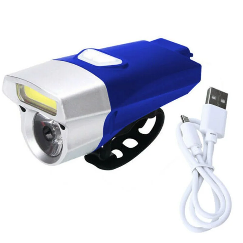 

Bright Waterproof LED Bike USB Rechargeable Headlight Bicycle Front Light Headlamp Taillight