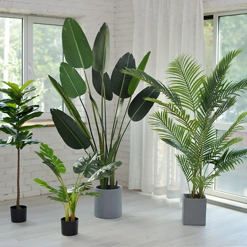 

Artificial plants Tree home decor bonsai tree plastic plants pots garden landscaping modern plants indoor