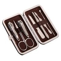 

Professional Top Grade Custom Leather Steel Types Nail Cutter Clippers Kits