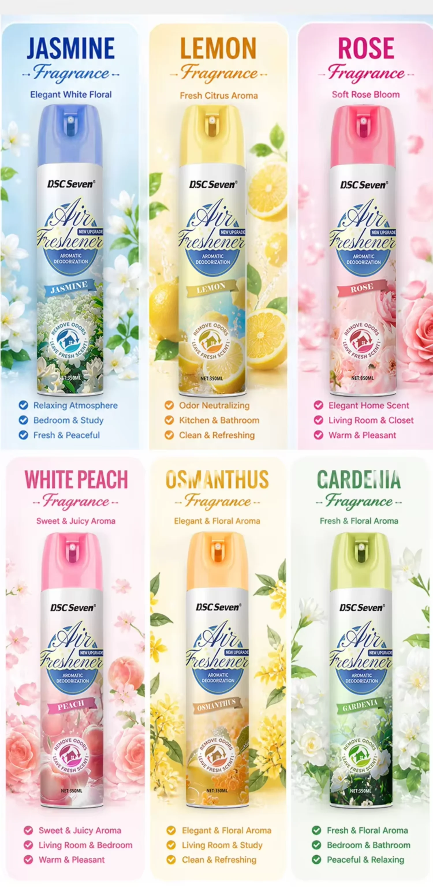 China Factory Car Air Freshener Spray Lavender Scent Eco-Friendly Long-lasting Eliminate Odors Easy Use Home Office Hotel Supply