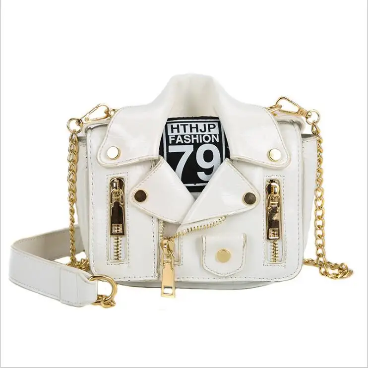 

New Fashion Small Jean Purse Chain Bag Square Jacket Handbag Girls Pu Leather Shoulder Mini Bags Women Crossbody Bag For Ladies, Customizable