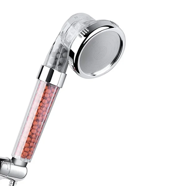 

High pressure water saving long handle 3 functions water spa negative filtered shower head