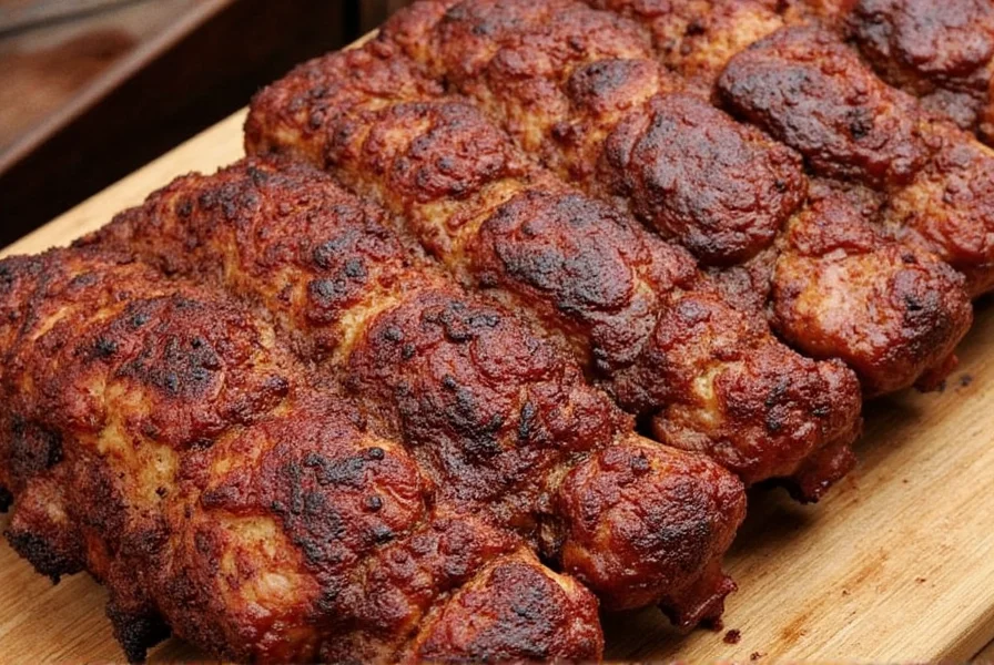 Ribs on a grill
