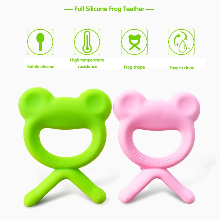 baby silicone teether toy