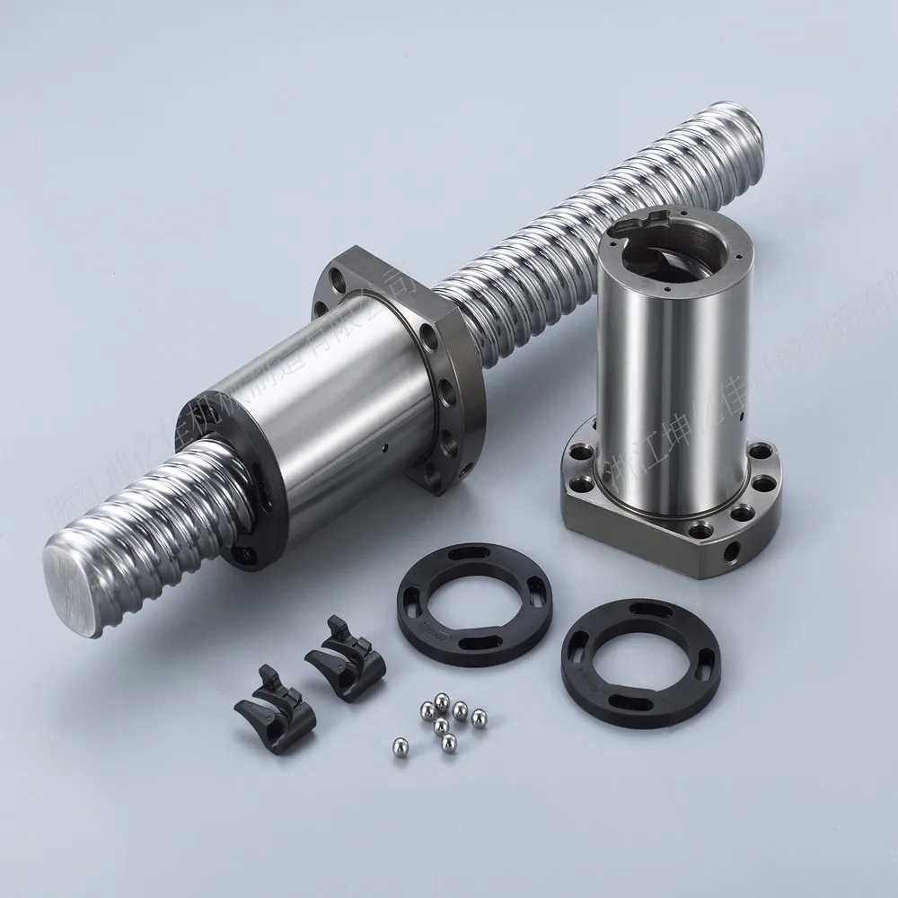 
cnc ball screw SFS1605 Rolled thread 16mm ball screw with 1605 single ball nut for Laser Engraving Machines 