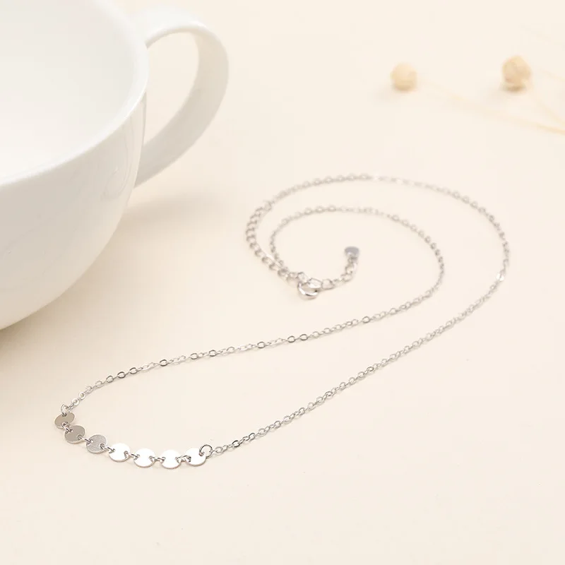 Dana Carrie Woman jewelry S925 sterling silver neck jewelry simple neck strap short necklace personality necklace clavicle chain