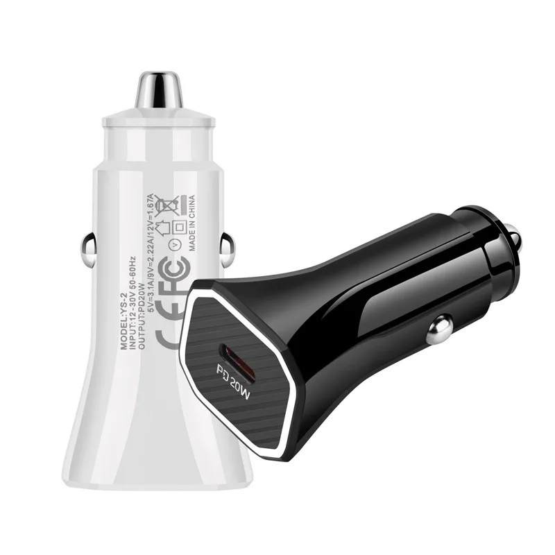 

20w car charger Type-c Charger Car 20W Type C PD USB Car Charger