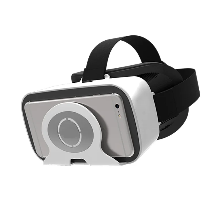 

VR glasses virtual reality glasses goggle HD VR headset 3D, White