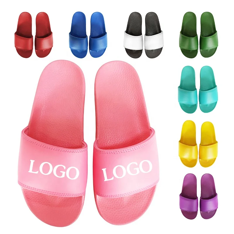 

RUNFENG Custom Logo Slide Sandal Wholesale,Chinese Unisex Leather House Bathroom Home Indoor Eva Rubber Slipper For Men, Can be custom