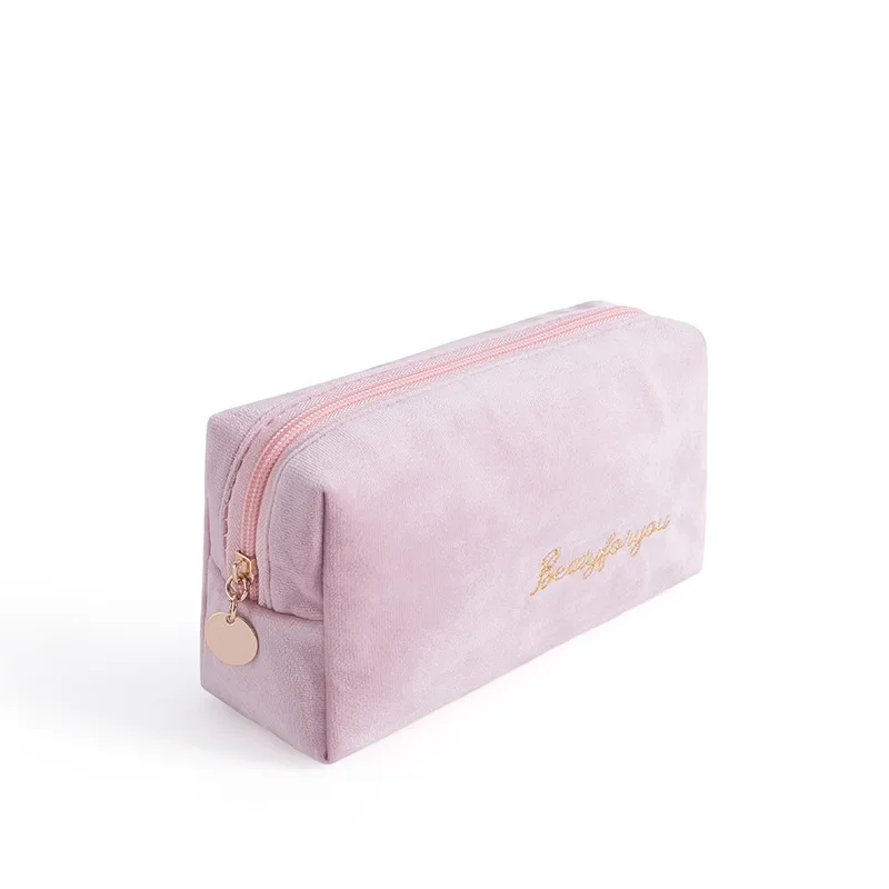 

nylon zippered bag wholesale polyester cosmetic bag, Pink