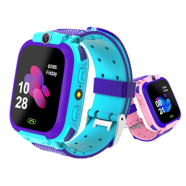 

Q12 Waterproof Boys Girls Gift Smartwatch For Kids With Sim Card Camera Children's SOS Phone Watch Smart i Watch For Android