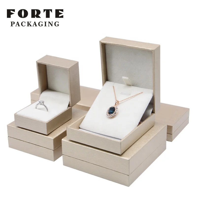 

FORTE Custom Logo Hot Stamping Cheap Paper Jewellery Packaging Necklace bracelet 'Jewlery' Box For Jewelri, Customized