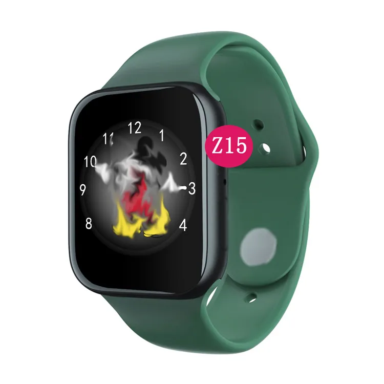 

New Products Z15 Smartwatch BT Call SOS Heart rate Blood pressure reloj inteligente BT music wireless charging Smart watch Z15