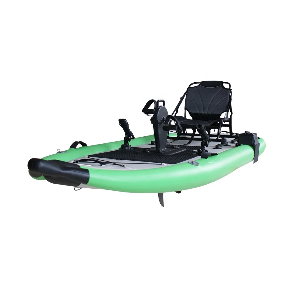 

Lightweight Drop Stitch Inflatable Stand up Paddle Boards SUP with Foot Pedals Foldable Sea Fishing 335cm 2 Years 330lb/150kg Ce