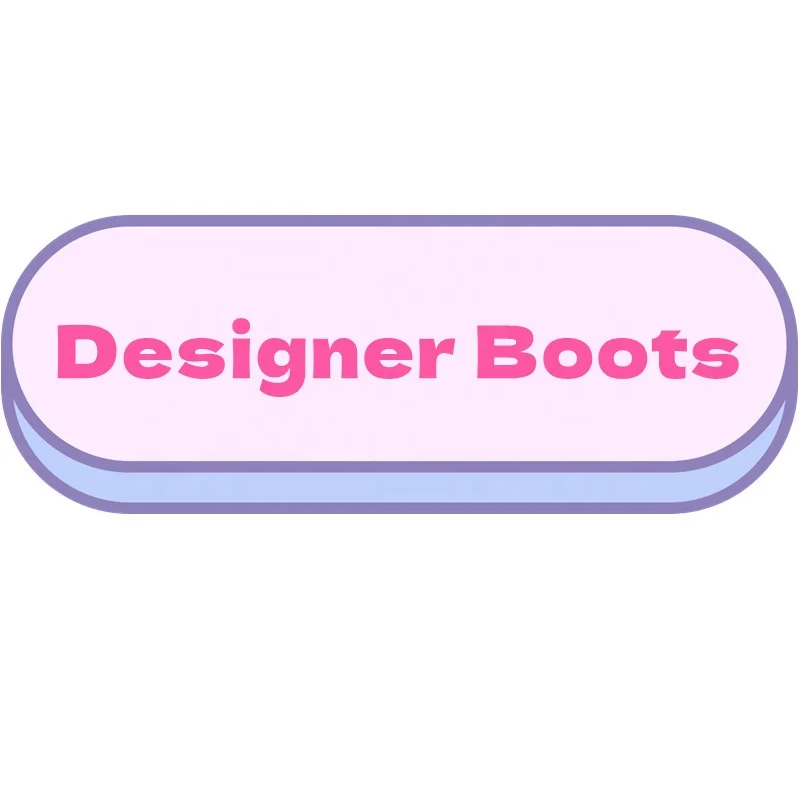 

2022 girl winter plus size luxury designer famous name brand football rain tight high boots women shoes for lady, Picture