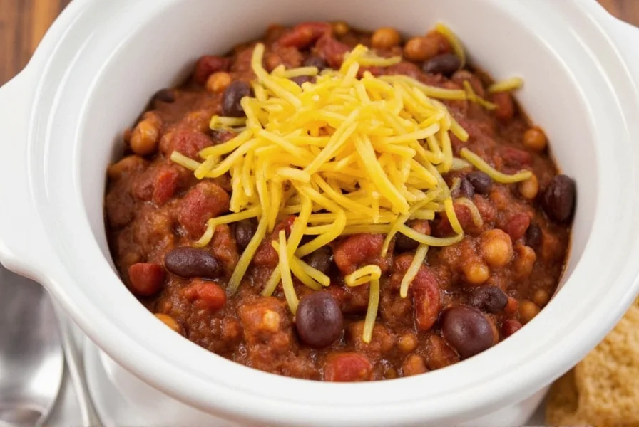 Easy Slow Cooker Chili Recipe: Set It & Forget It