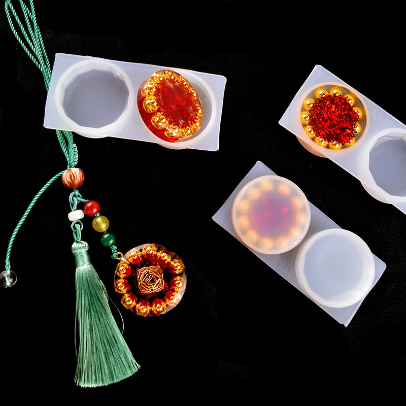 

DIY Resin Craft Crystal Pendant Organ Pendant Healing Stones Necklace Epoxy Resin Mold Pendant Personalized Geometric Pattern