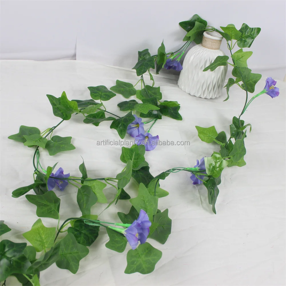 

High Qulaity Outdoor Hanging Vine Leaves Decor Wedding Home Decoration Garland expandable Faux Artificial Hanging Vines Leaves, As pictures show :green