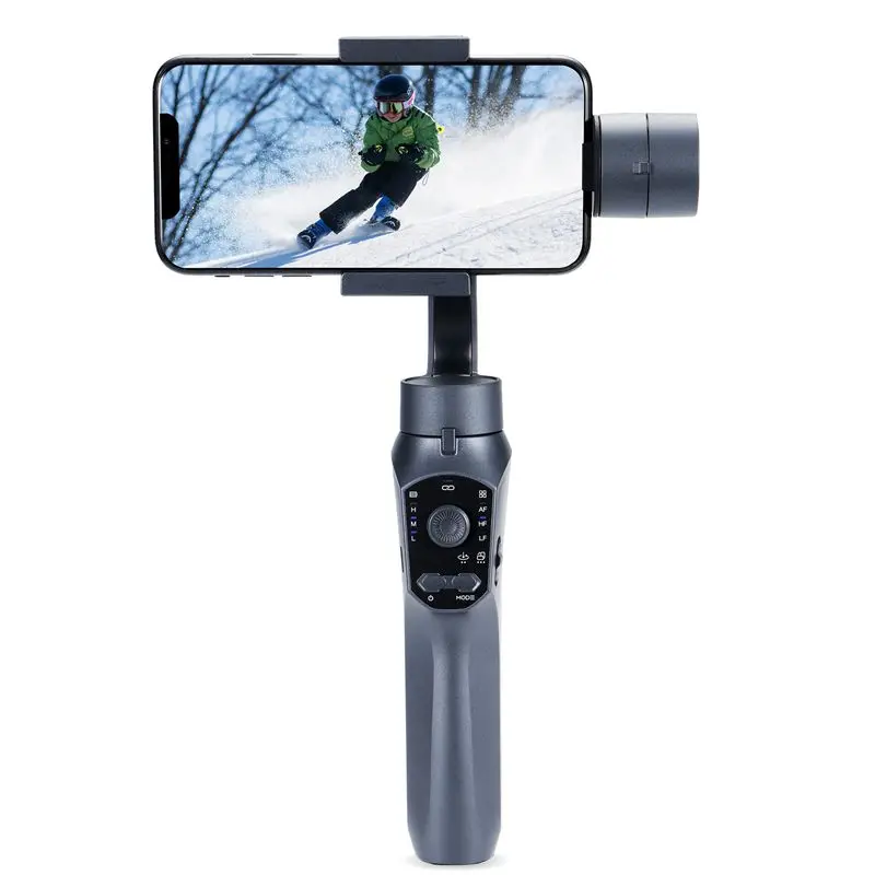 

Hot F10 3 Axis Stabilizer Face Object AI Smart Tracking Handheld Mobile Gimbal Camera Phone Stabilizer With Tripod