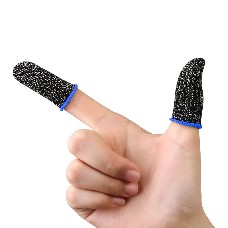 

Gaming Finger Sleeves Anti-Sweat Breathable Touch screen Mobile Game Controllers thumbs finger sleeve For Pubg Games, Multi colors